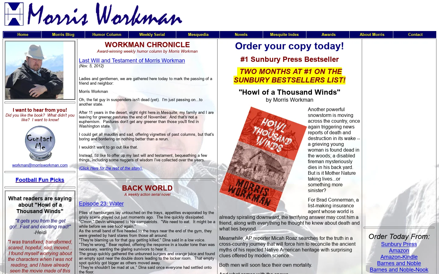 Morris Workman 首页截图