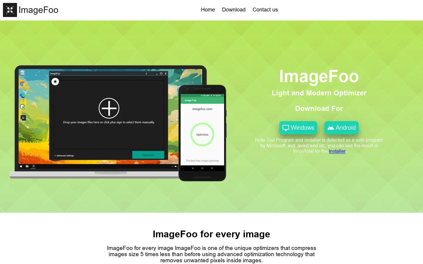 Image Foo 首页截图