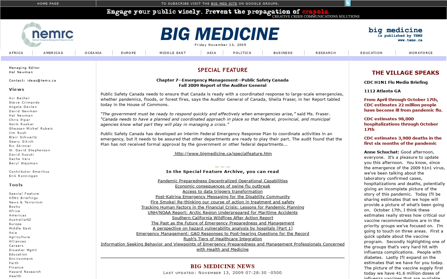 Be well. Practice big medicine. 首页截图
