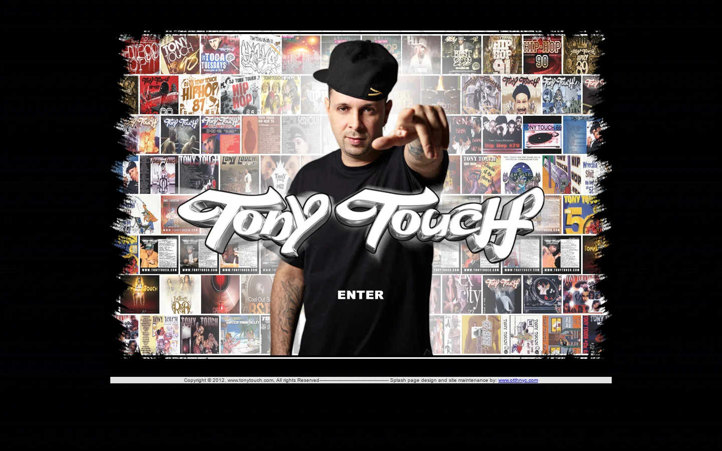Tony Touch International 首页截图