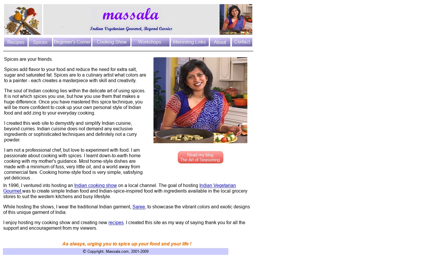 Massala 首页截图