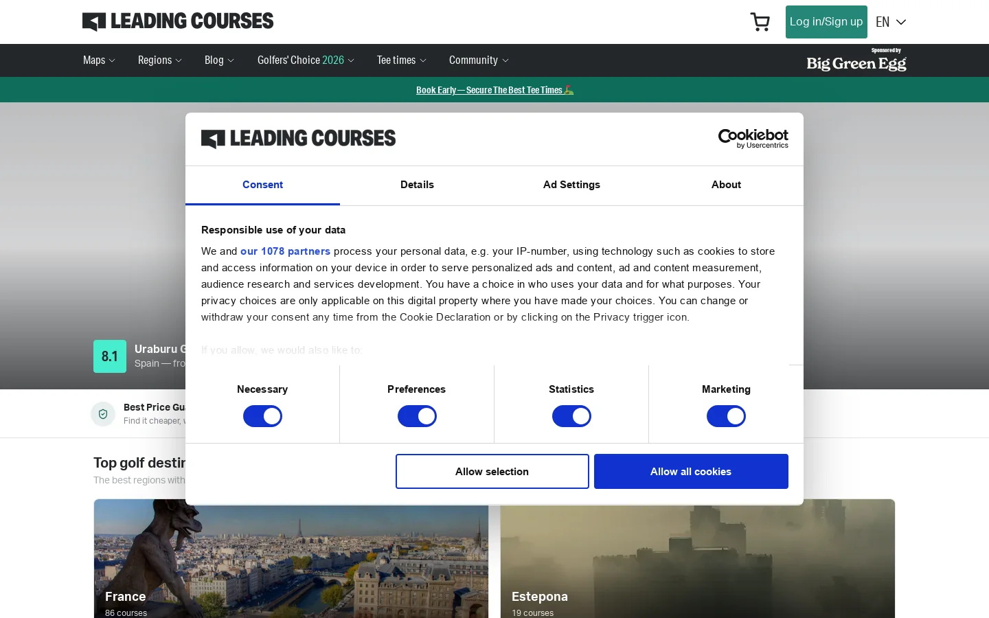 leadingcourses.com 首页截图