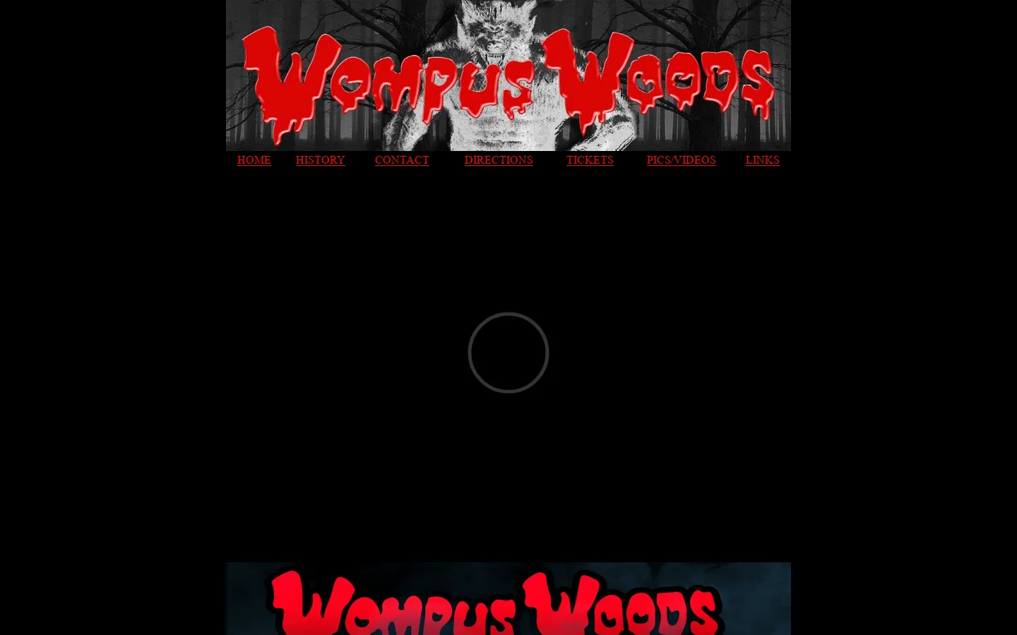 "Wompus Woods" Haunted Trail...Where the Woods Come Alive! 首页截图