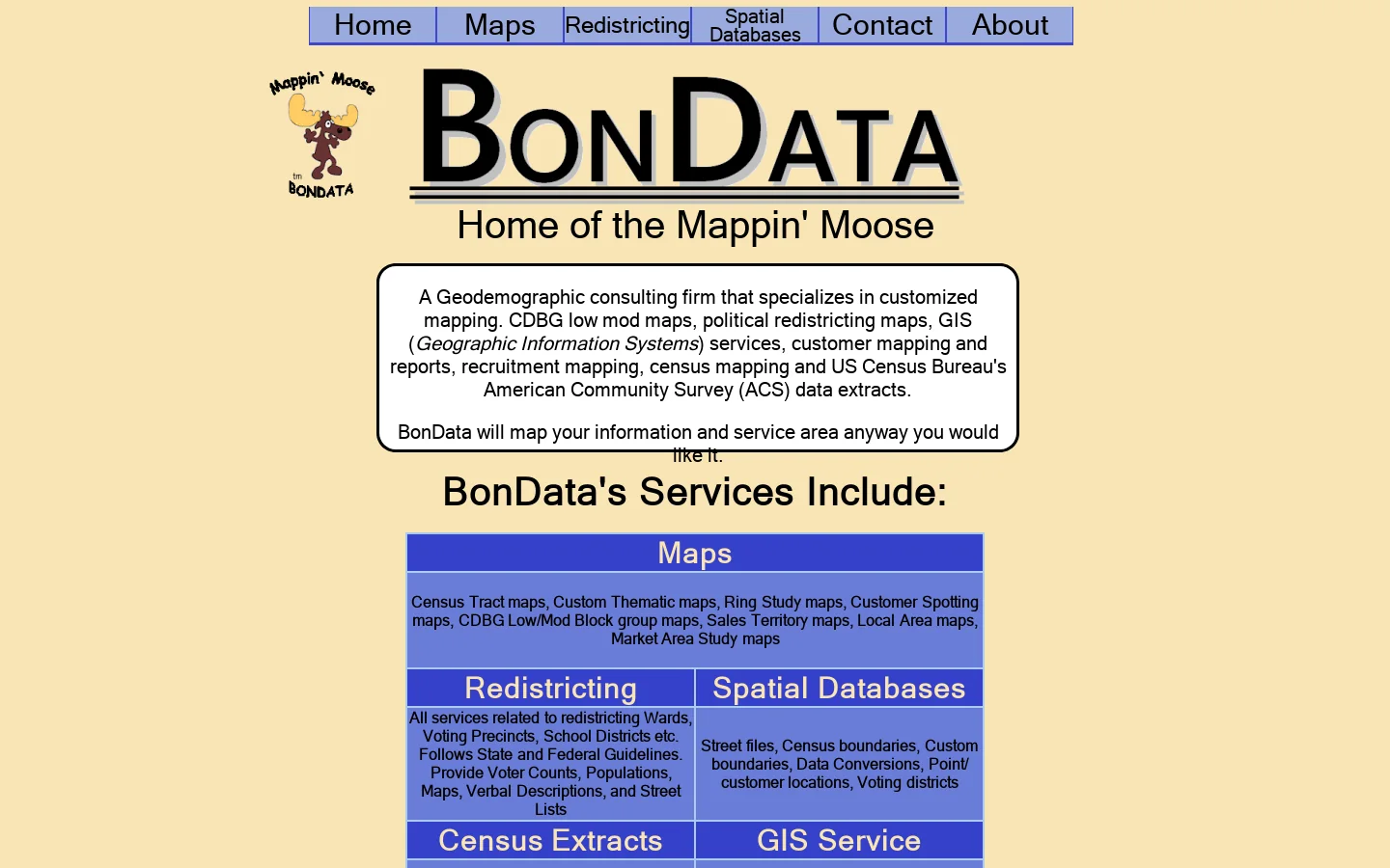 BonData 首页截图