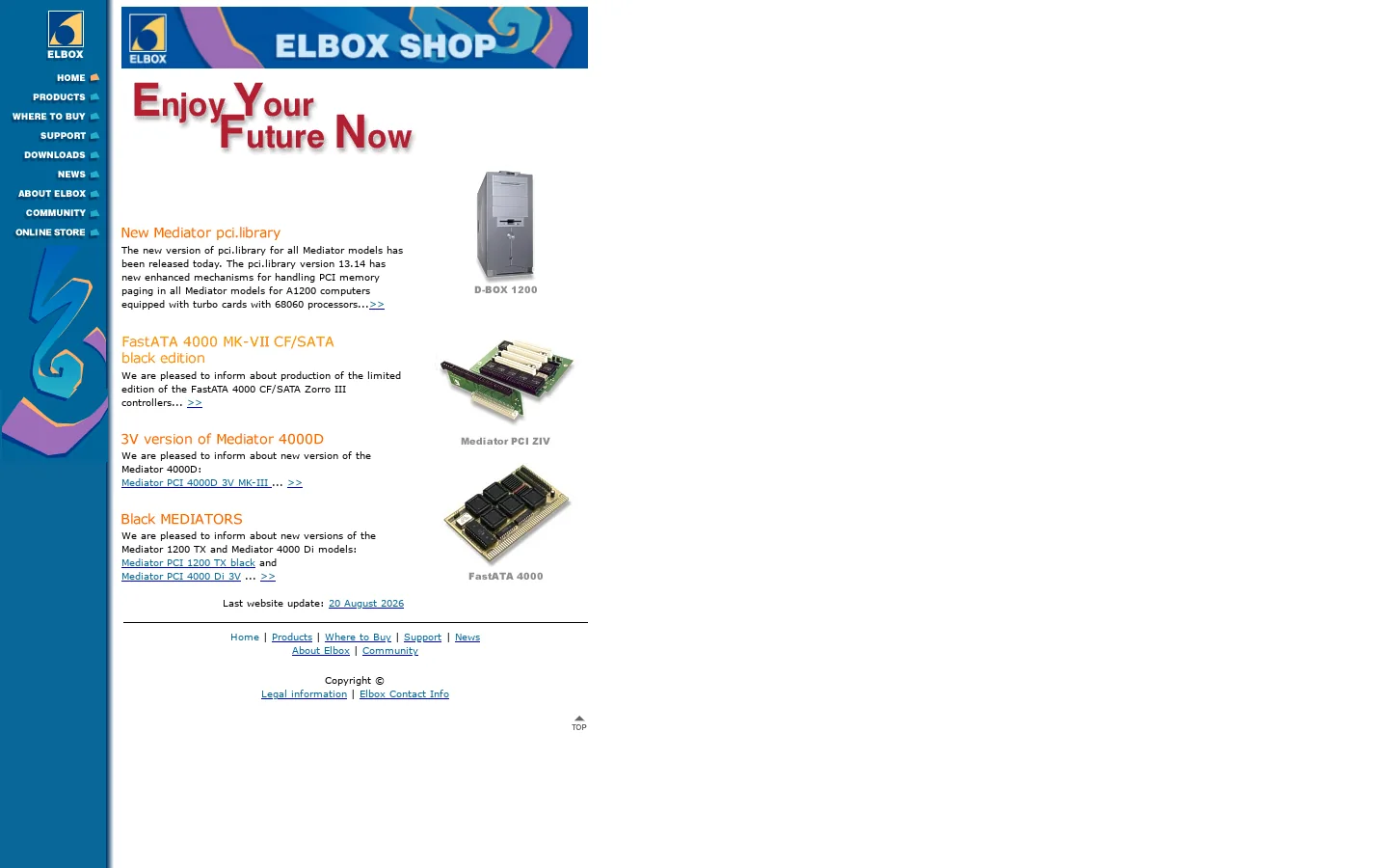Elbox Computer 首页截图