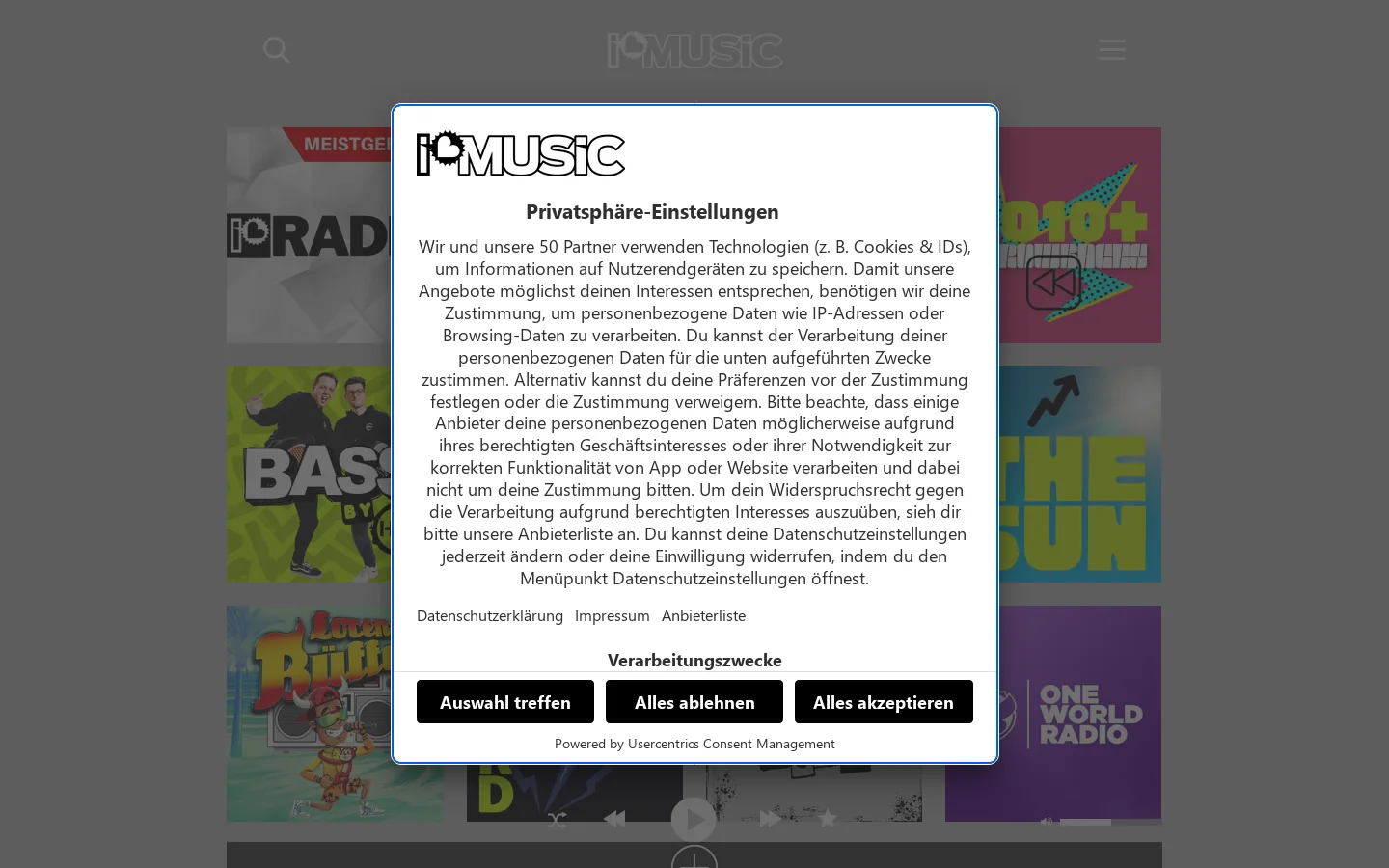 I Love Music 首页截图