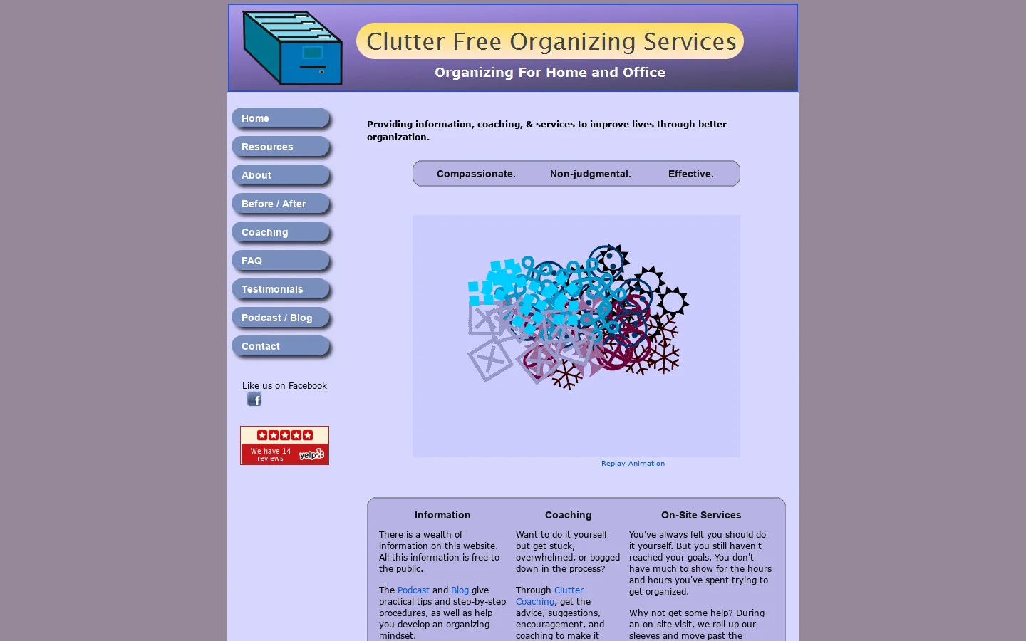 Clutter Free Organizing Services - Professional Organizers in the San Francisco Bay Area 首页截图