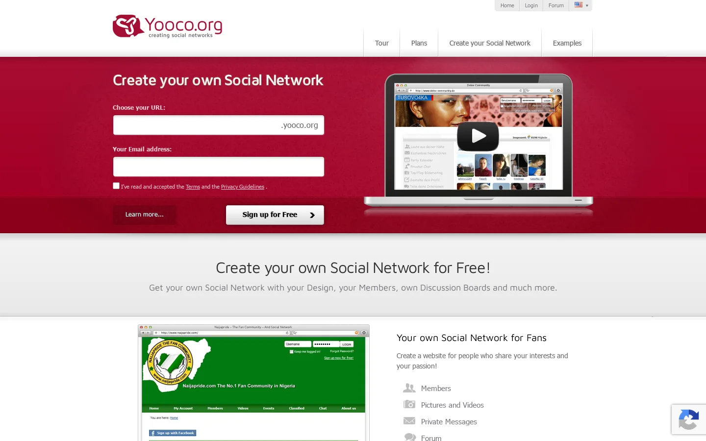 Yooco.org 首页截图