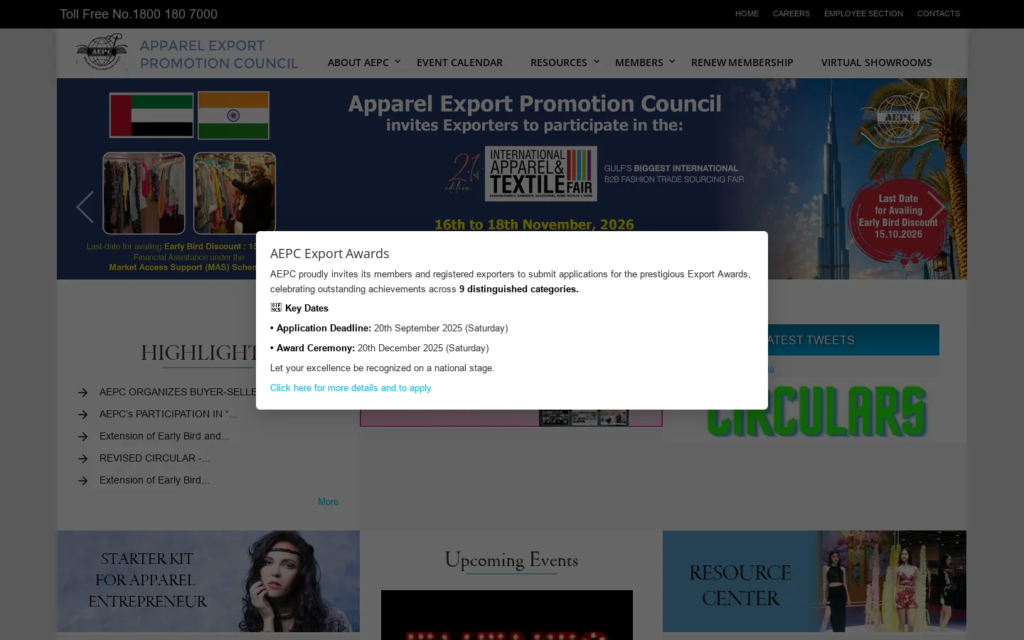 AEPC | Home 首页截图