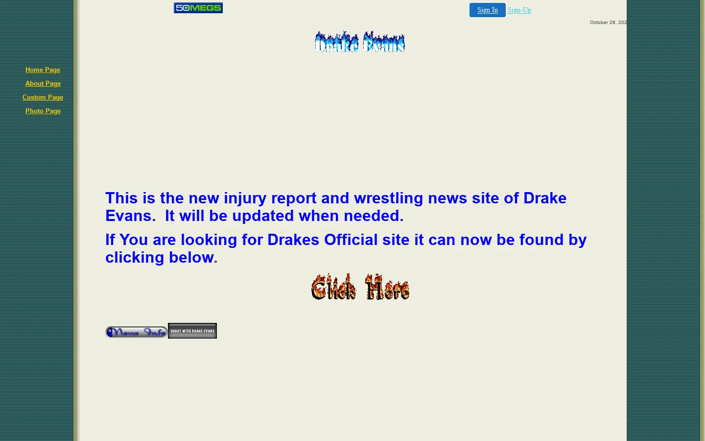 Home Page 首页截图