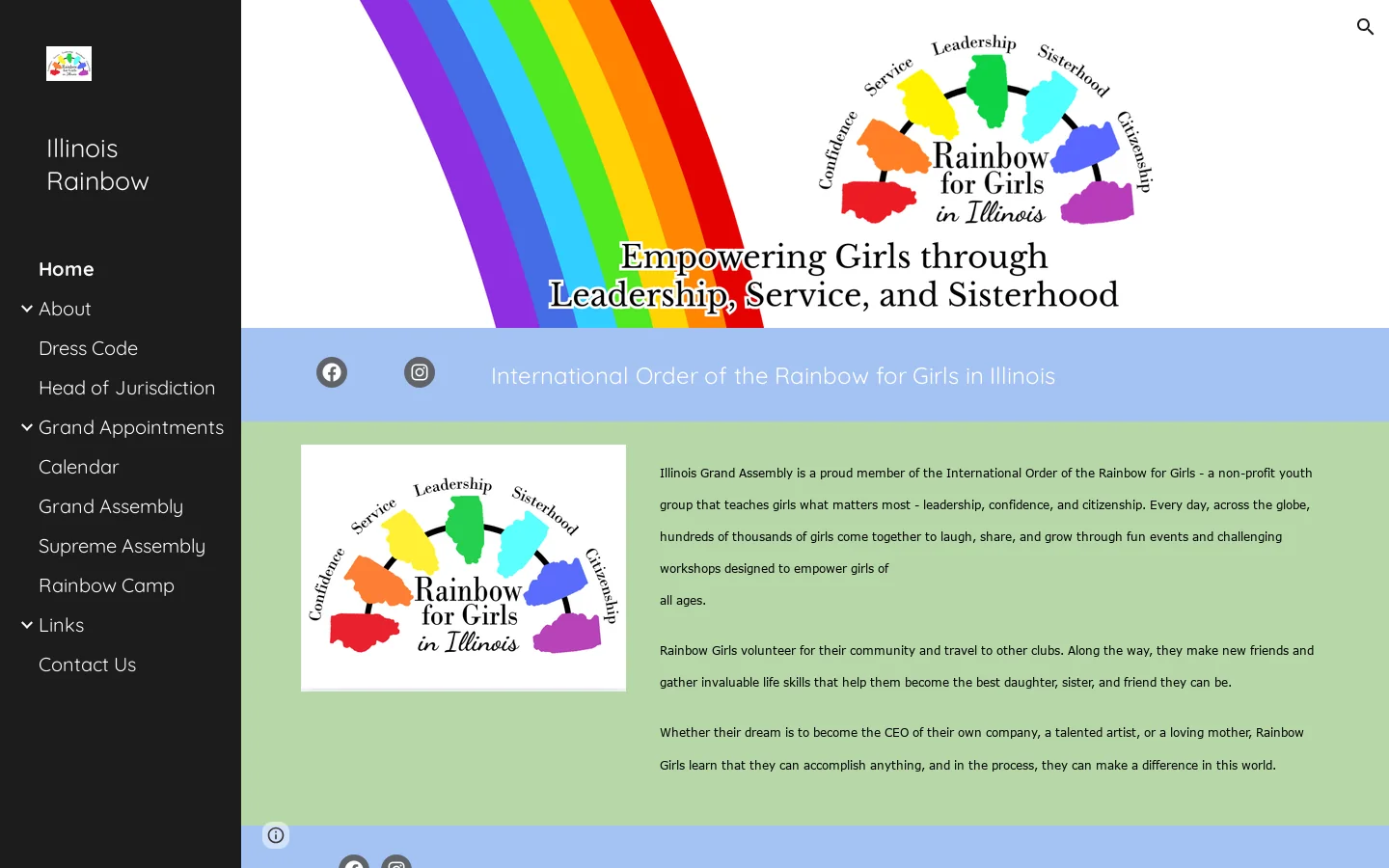 Illinois Rainbow 首页截图
