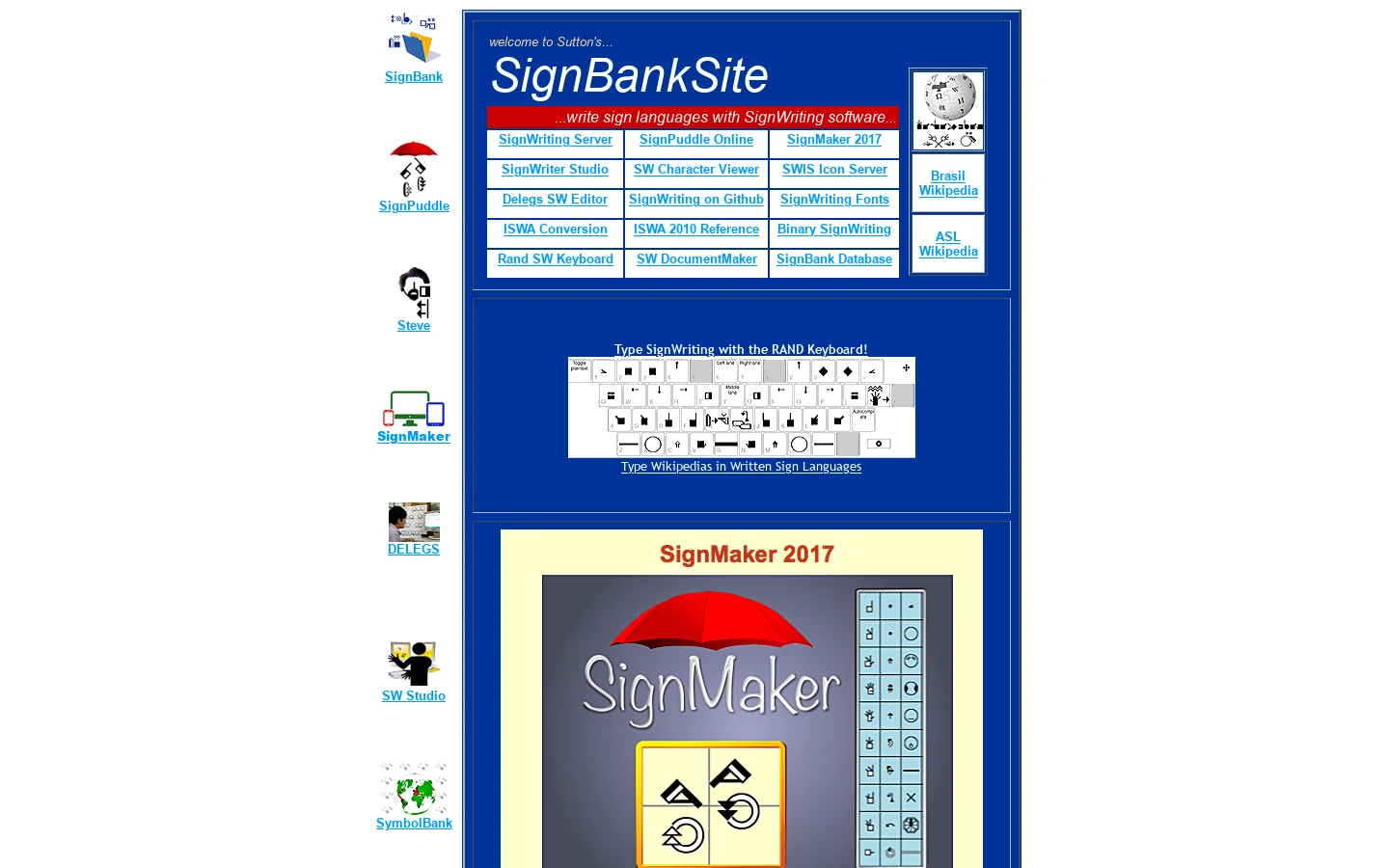 SignBank Site 首页截图