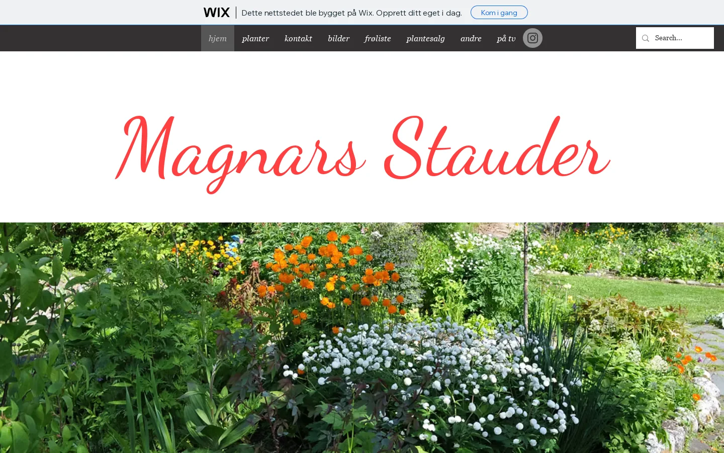magnar.aspaker.no 首页截图