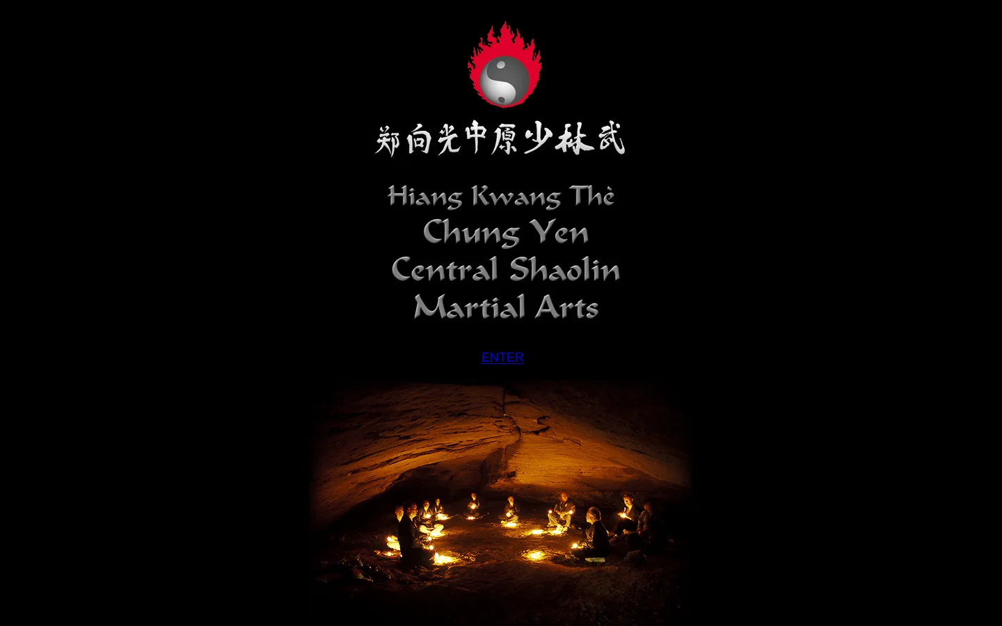 Central Shaolin Martial Arts 首页截图