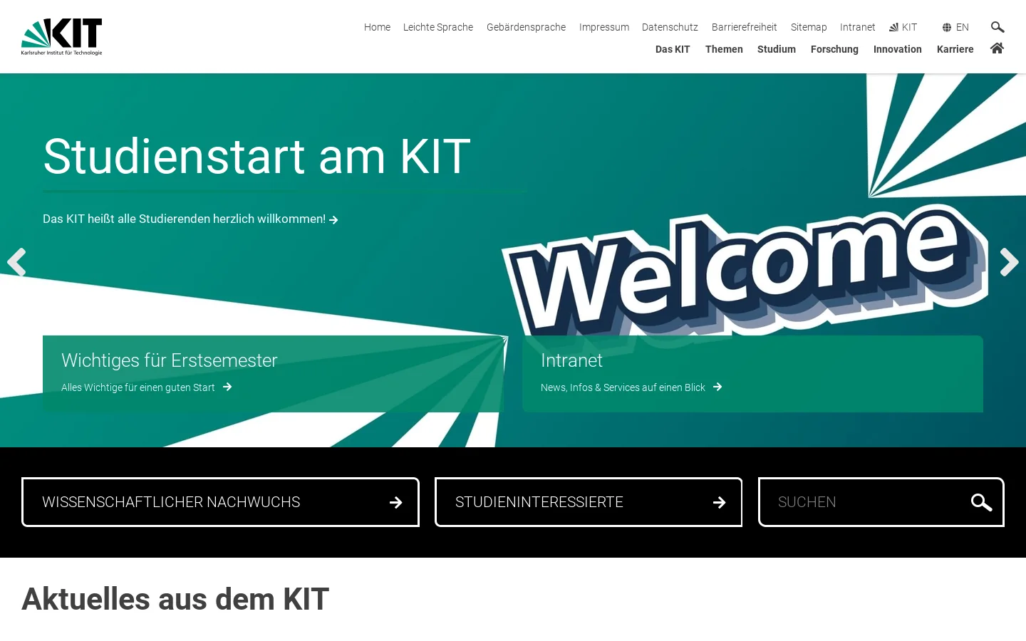 KIT 首页截图