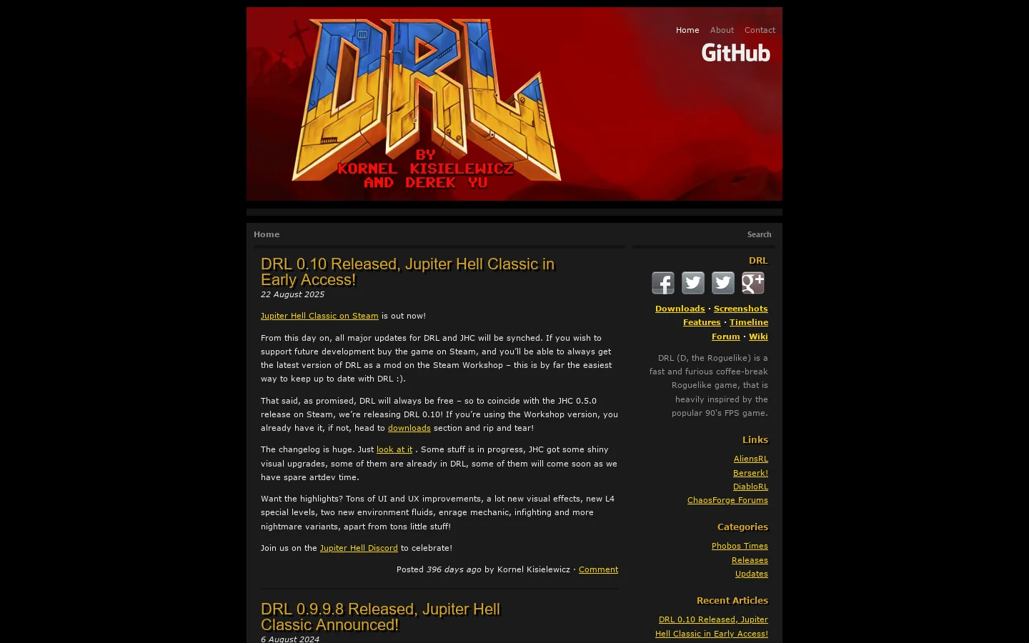 DRL 首页截图