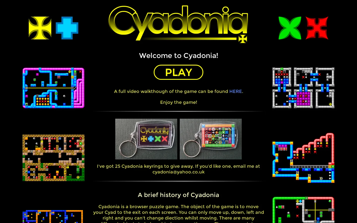 Cyadonia Puzzle Game 首页截图