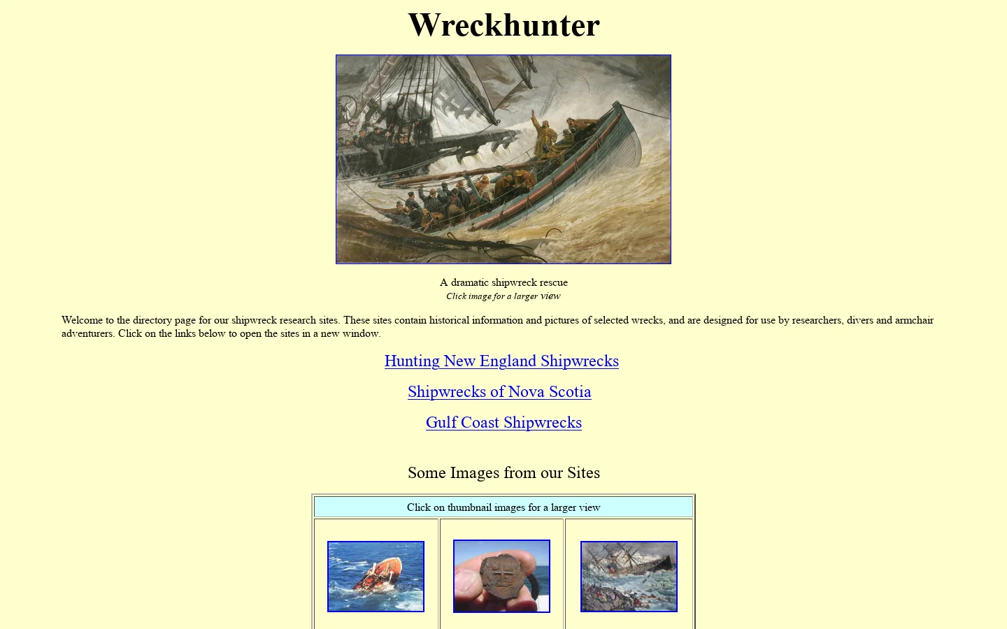 Wreckhunter 首页截图