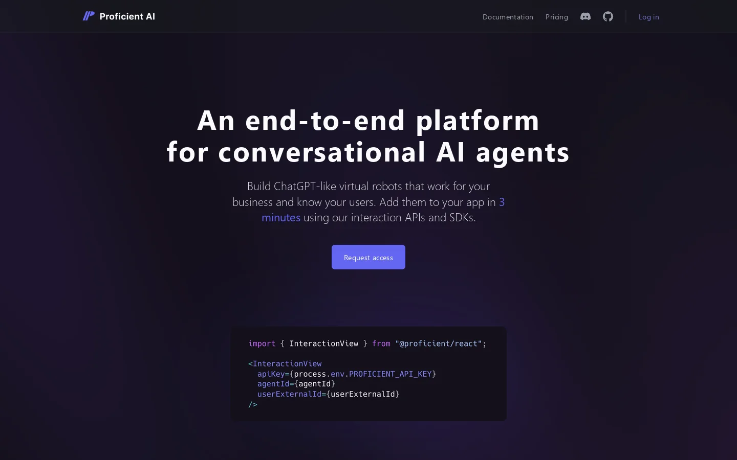 Proficient AI proficientai.com Proficient AI provides machine-learning models, research, training resources, or evaluation tools. ↗ 首页截图
