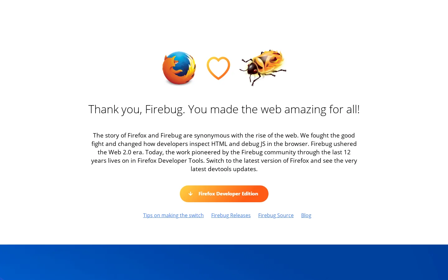 Firebug 首页截图