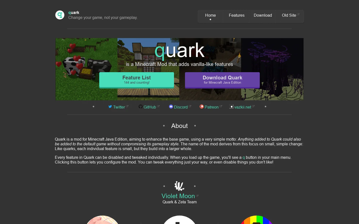 quark 首页截图