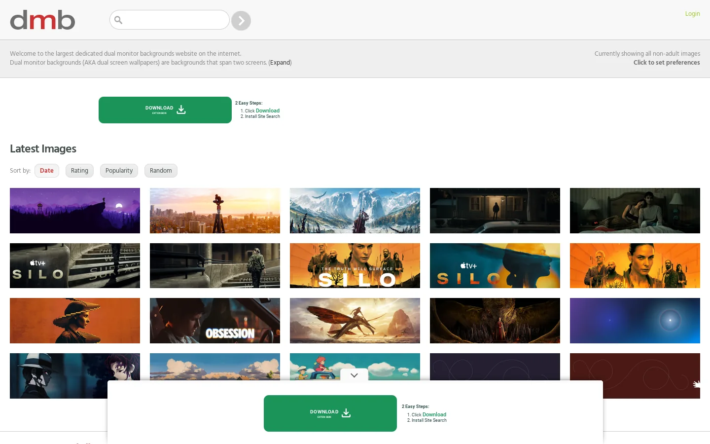 Dual Monitor Backgrounds 首页截图