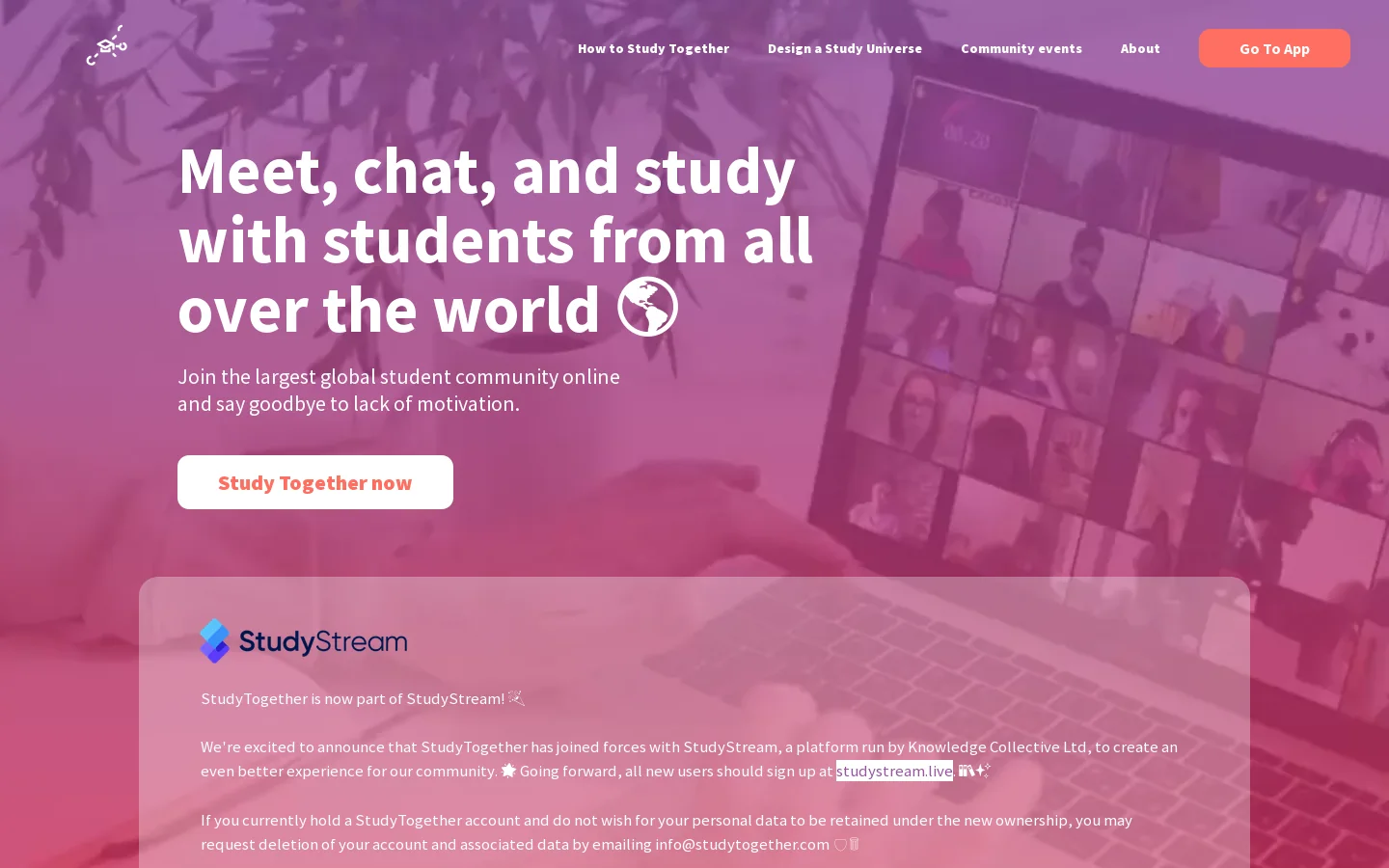Study Together 首页截图