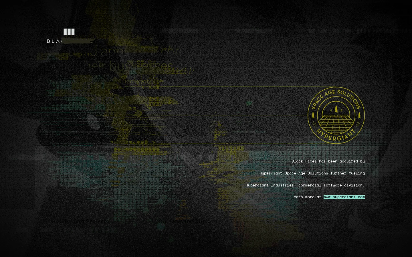 Black Pixel is now part of Hypergiant 首页截图