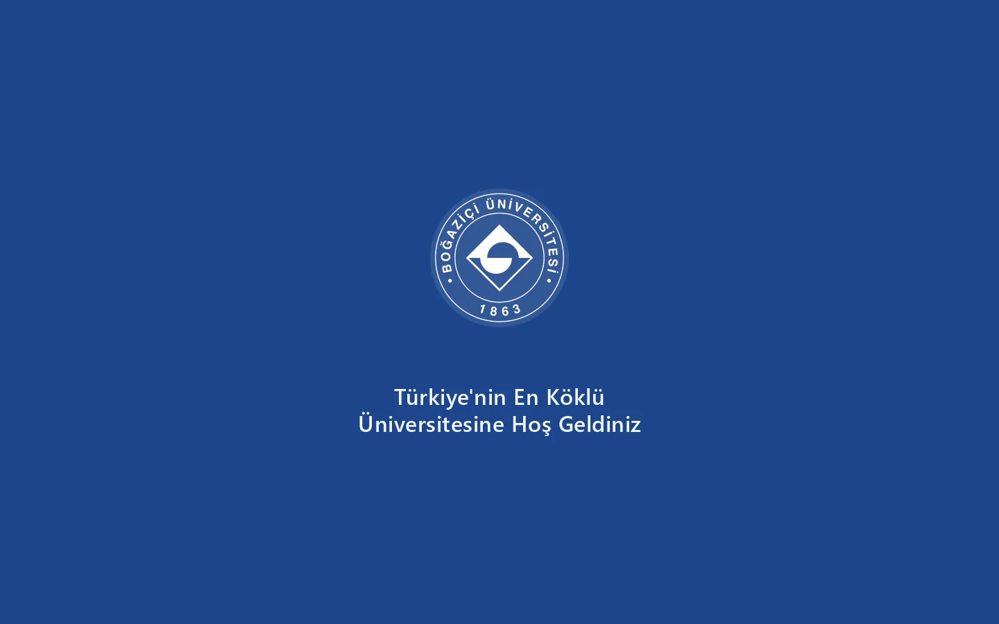 T.C. Boğaziçi Üniversitesi 首页截图