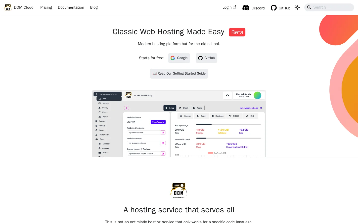 Redirecting to home page... 首页截图