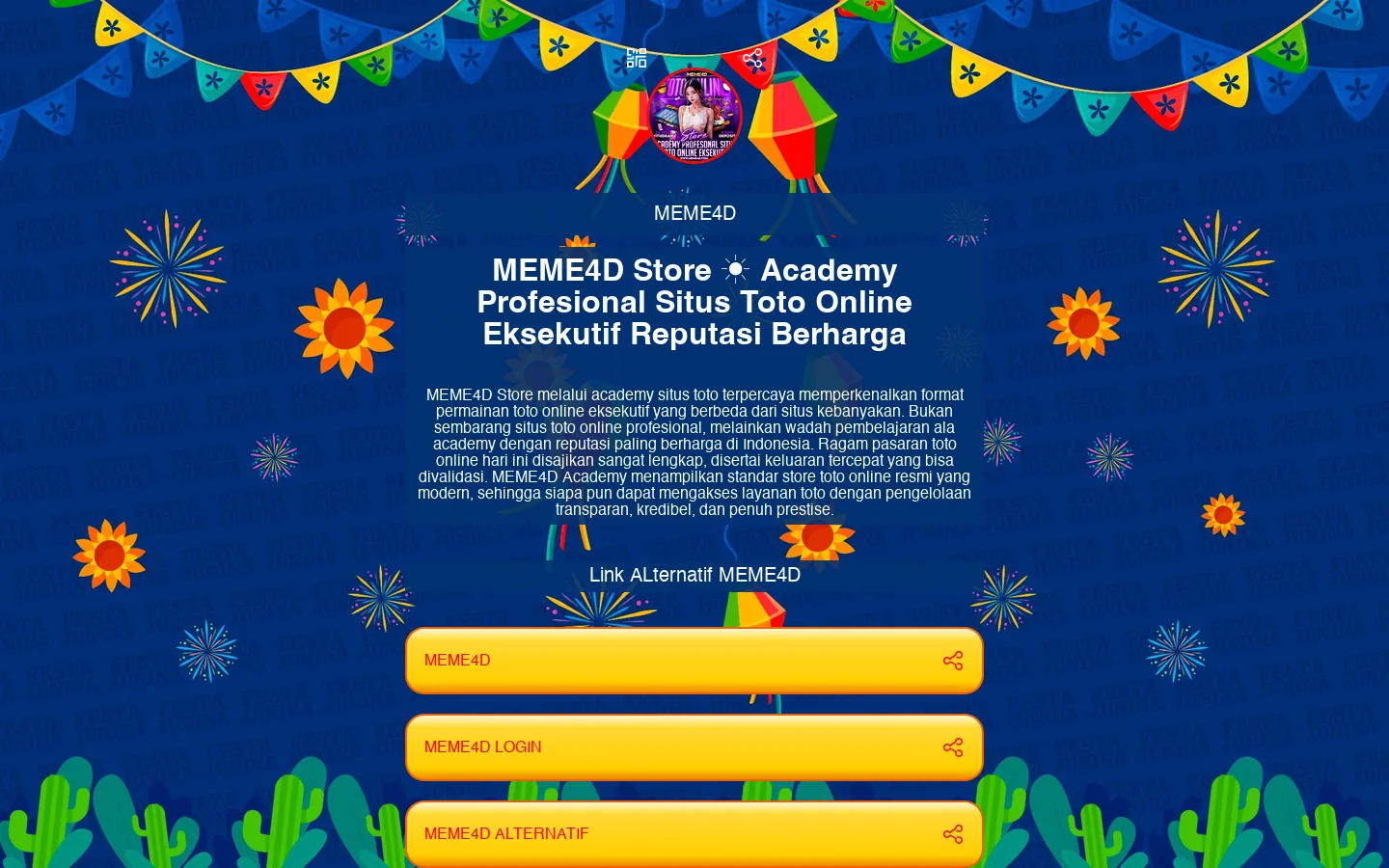 MEME4D Store ☀︎ Academy Profesional Situs Toto Online Eksekutif Terbaik 首页截图