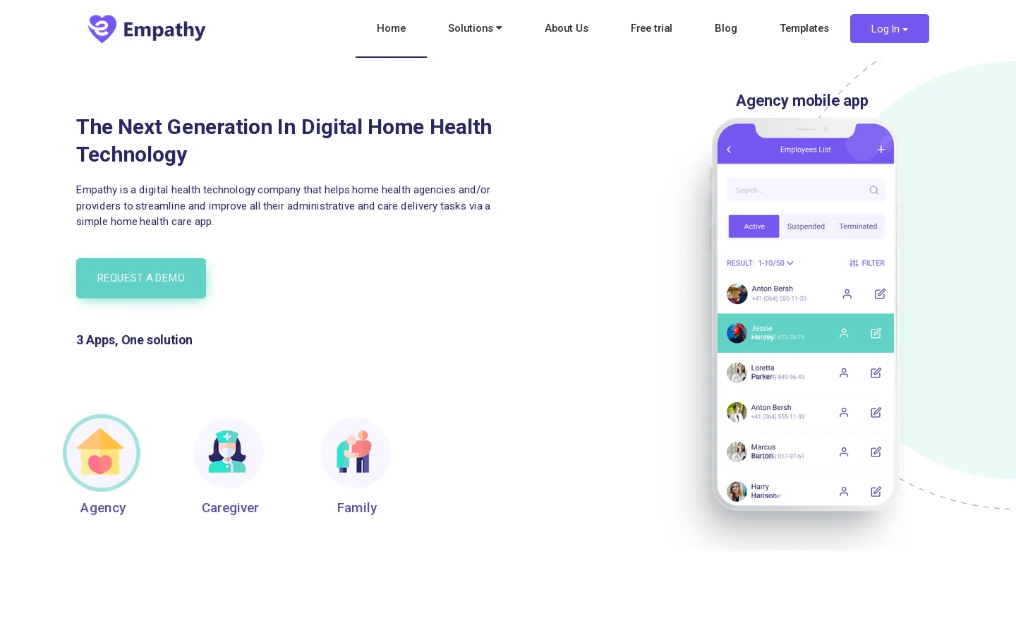 Empathy Algorithm 首页截图
