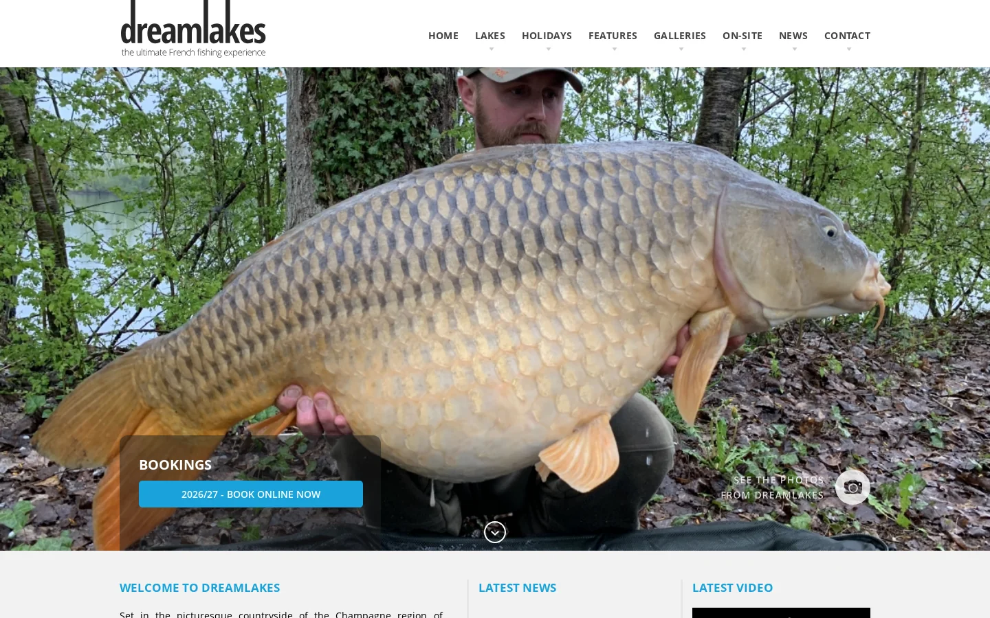 DreamLakes 首页截图