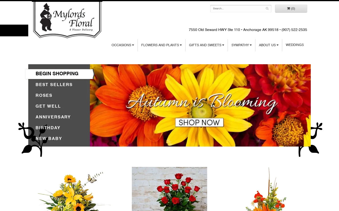 Florist Anchorage AK - Flower Delivery Anchorage Alaska 首页截图