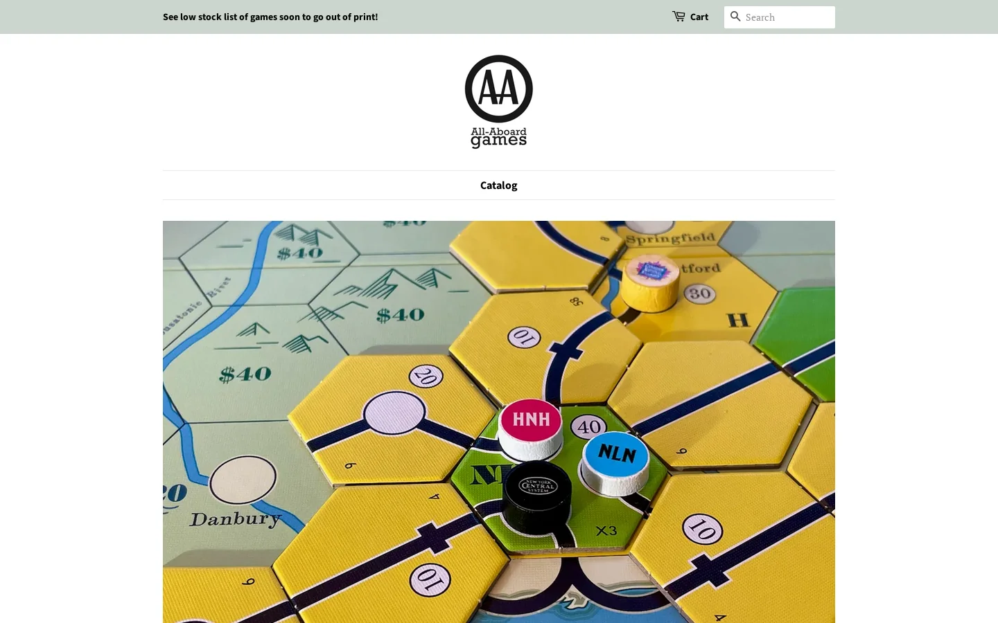 All-Aboard Games 首页截图