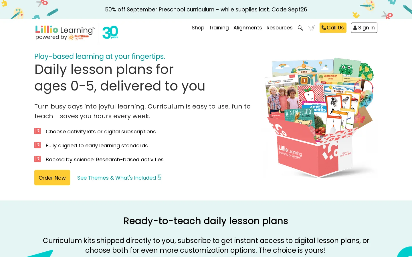 Early Childhood Curriculum for ages 0-5 首页截图