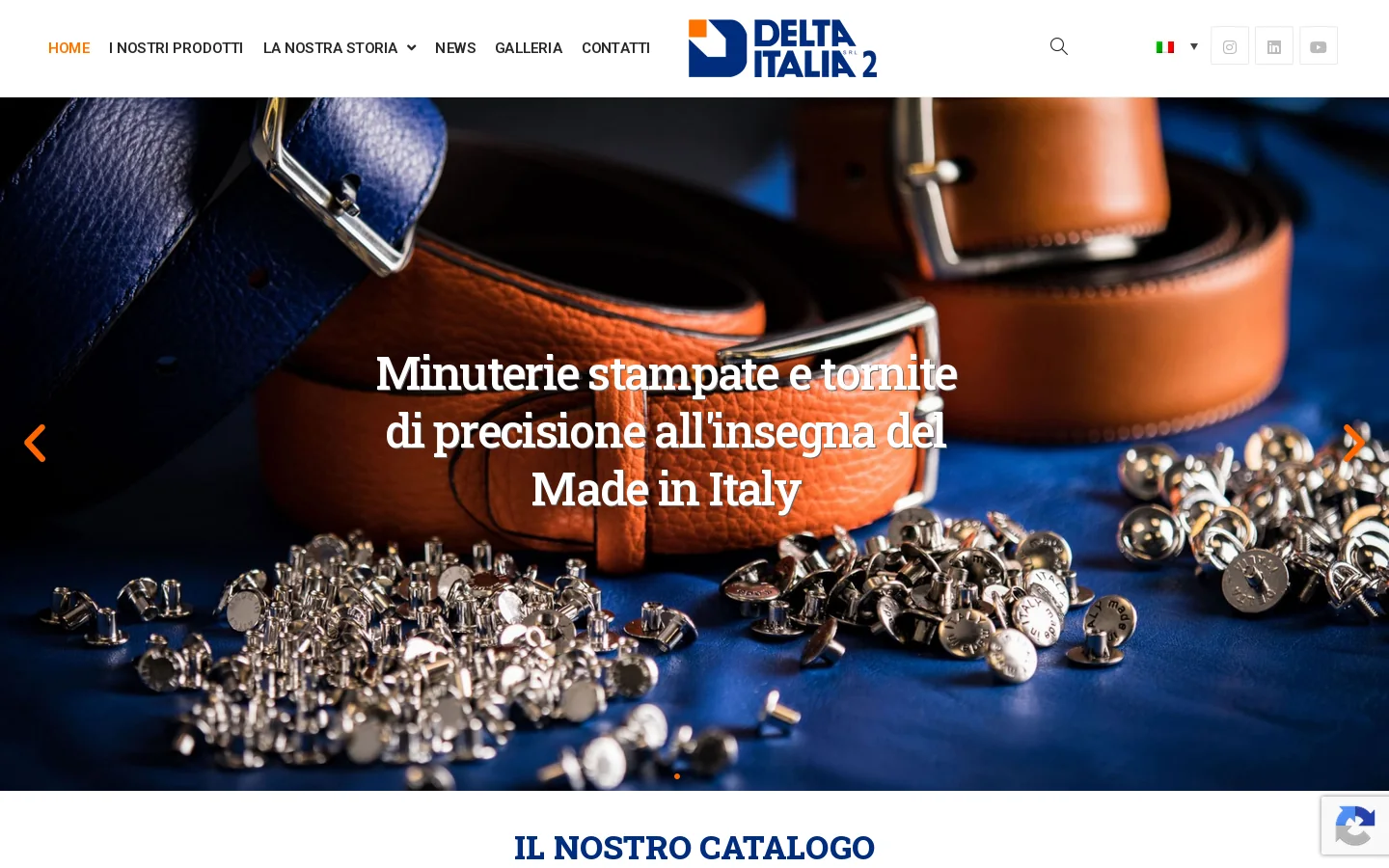 Delta Italia 2 srl 首页截图