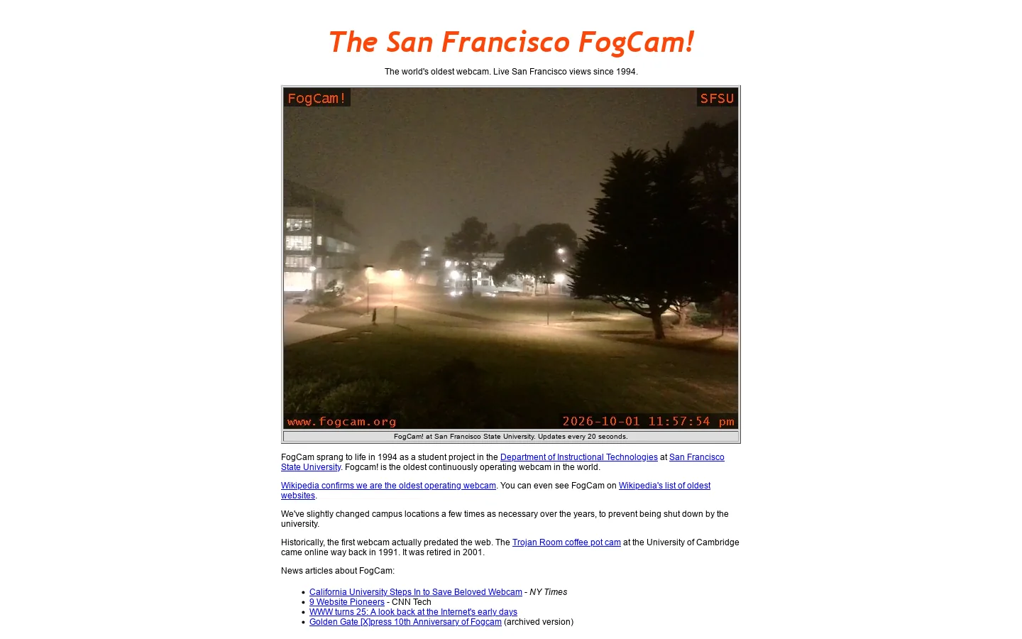 FogCam 首页截图