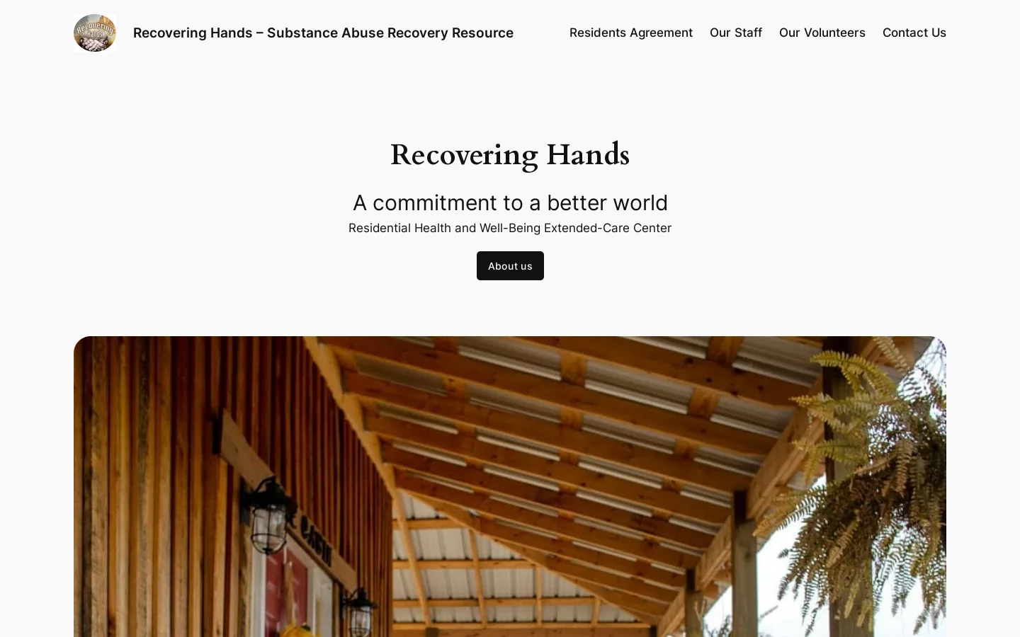 Recovering Hands Womens Extended Care Centers 首页截图