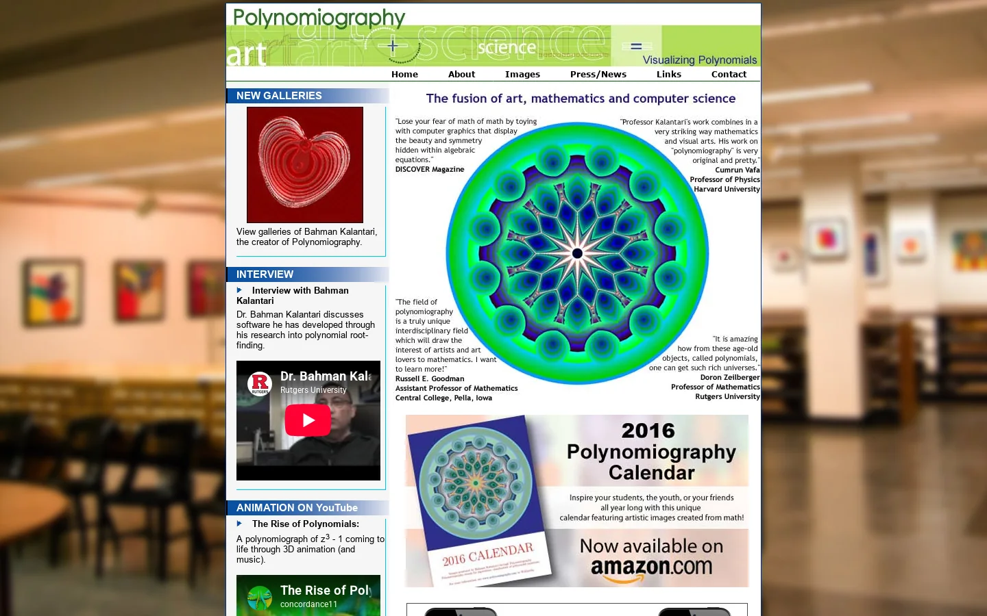 Polynomiography 首页截图
