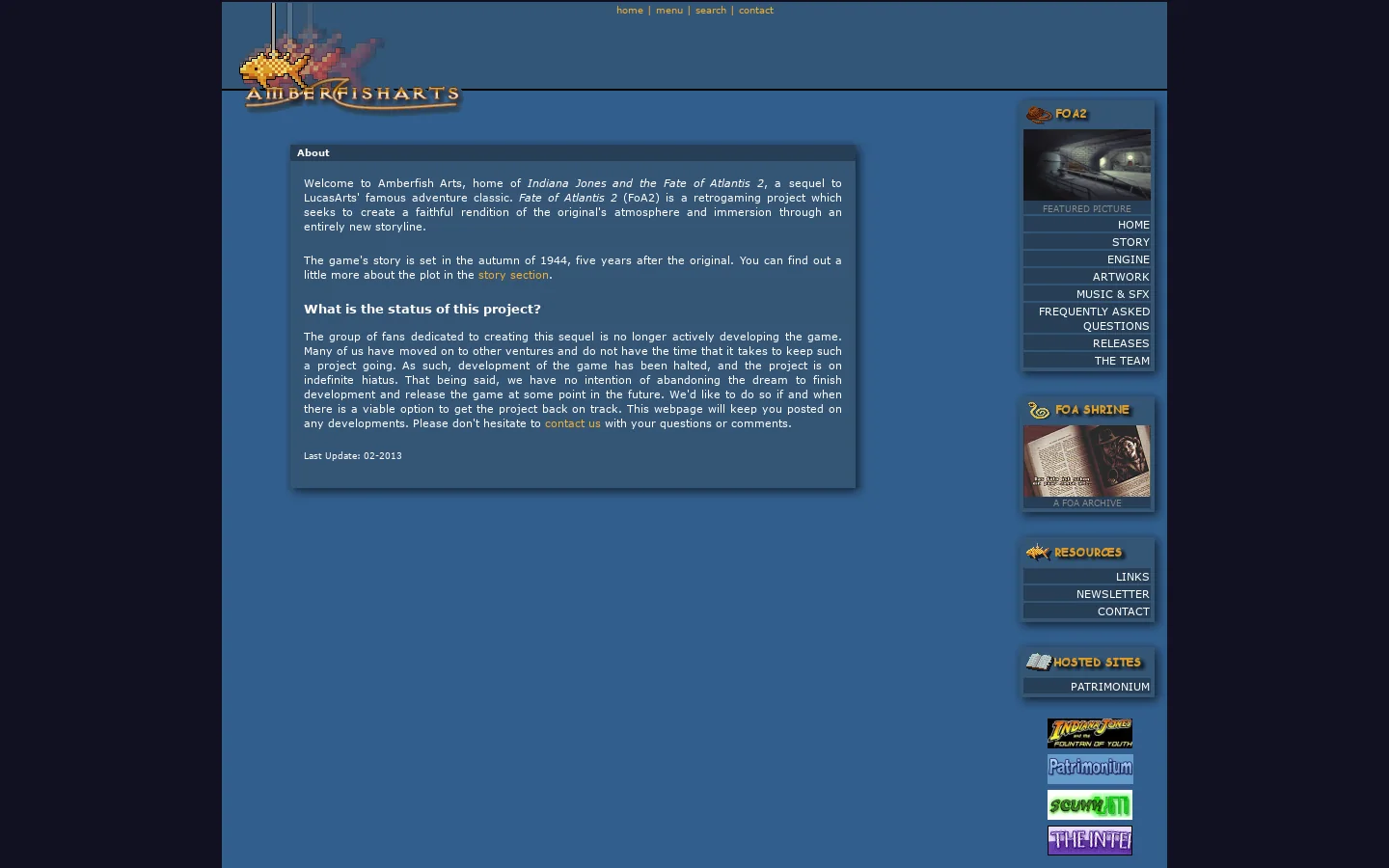 Indiana Jones and the Fate of Atlantis 2 - About 首页截图