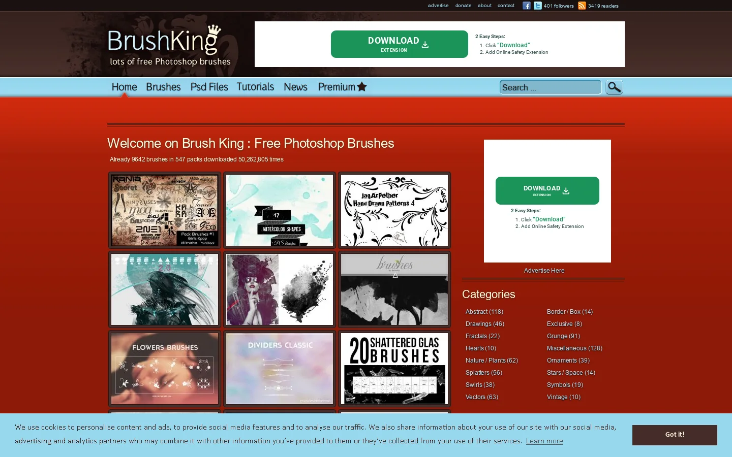 BrushKing ♛ 首页截图
