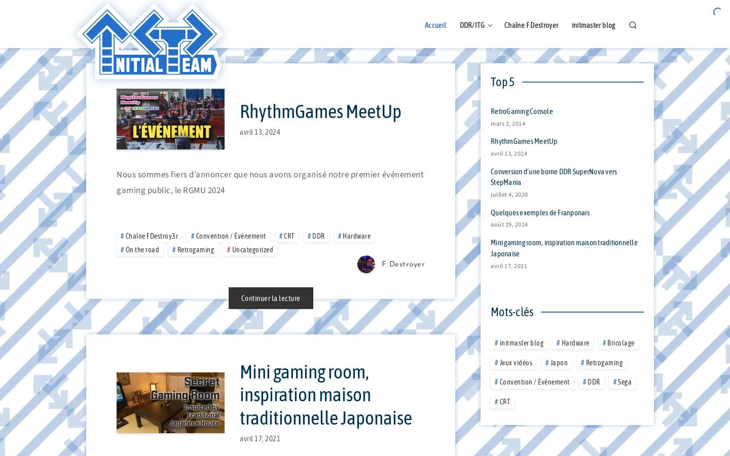 Initial Team 首页截图