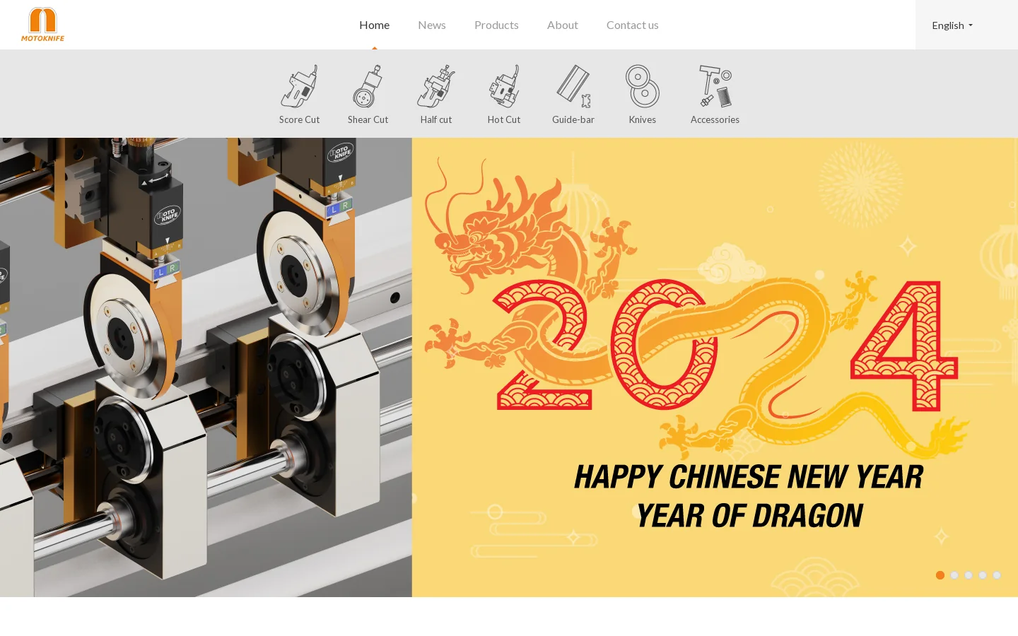 MOTOKNIFE 首页截图