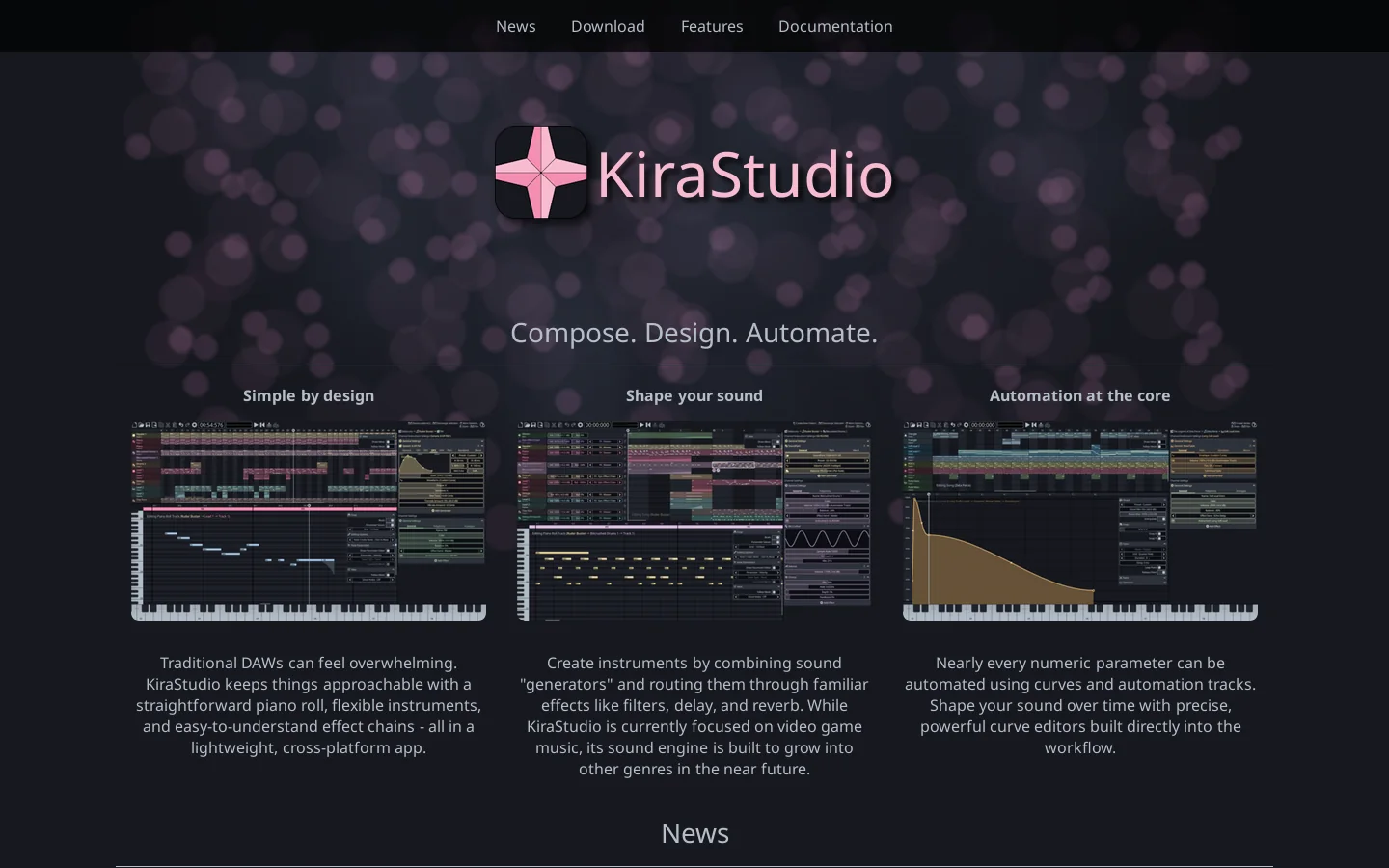 KiraStudio 首页截图