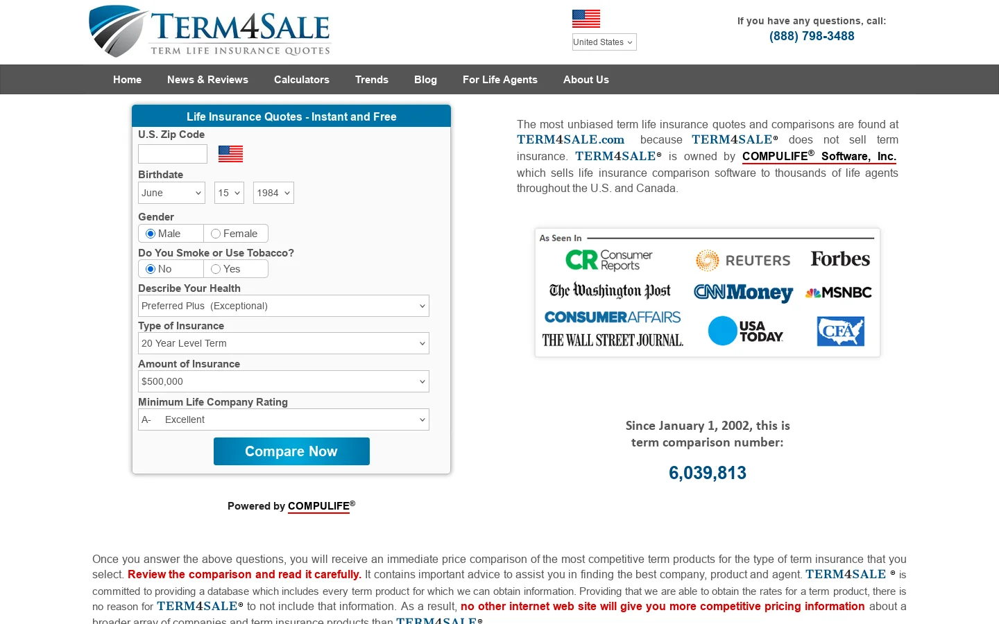 TERM4SALE 首页截图