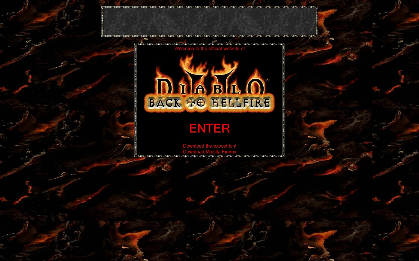 Back to Hellfire 首页截图