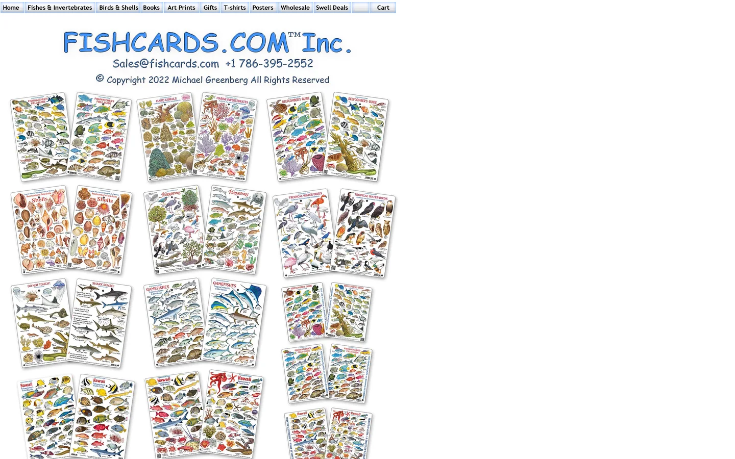 Fishcards.com Home Page 首页截图