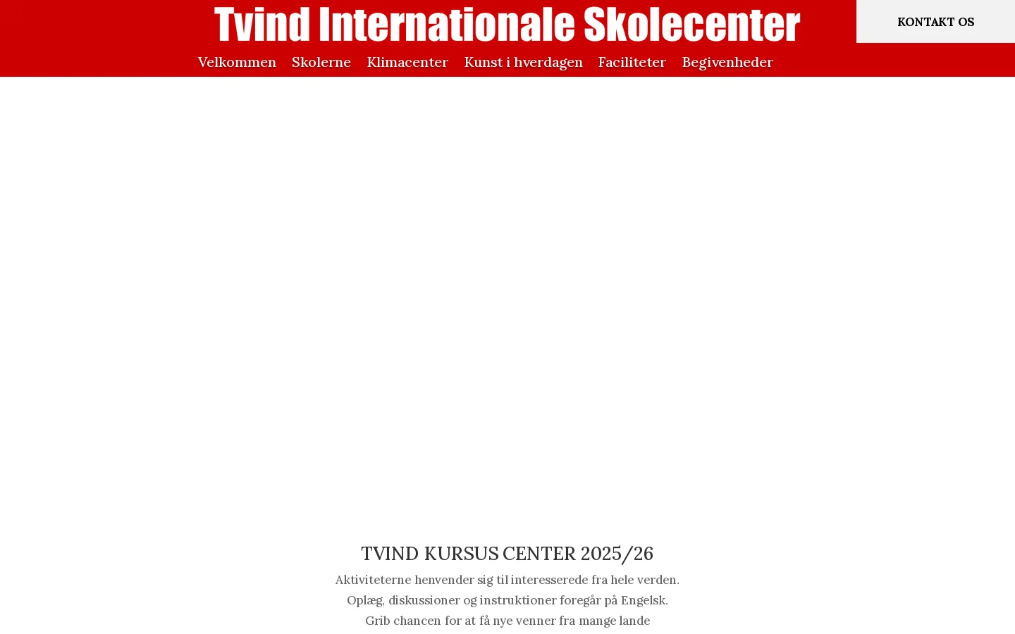 Tvind Internationale Skolecenter 首页截图