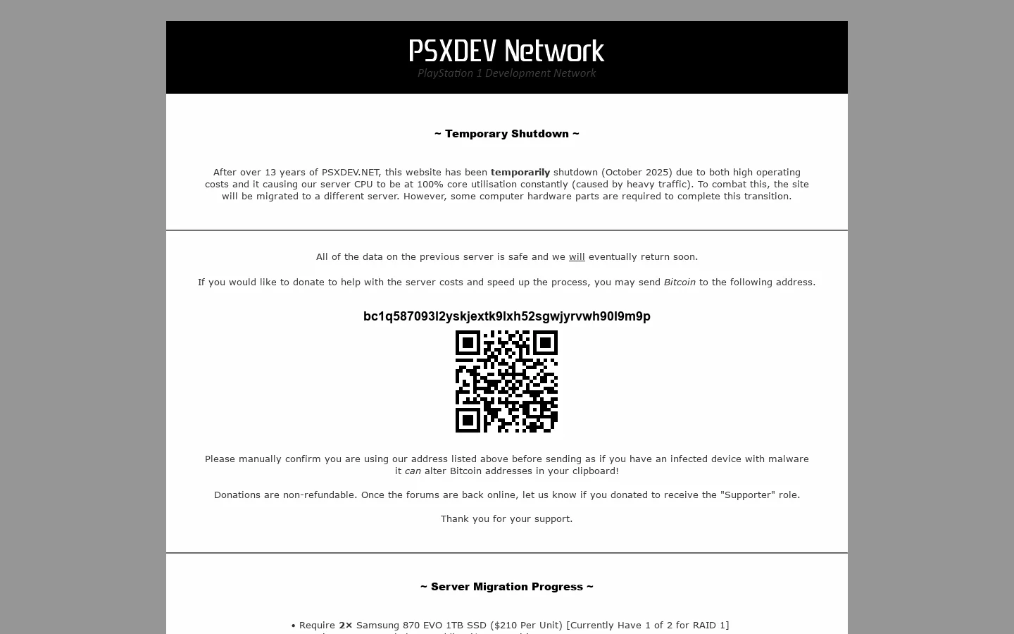 PSXDEV 首页截图